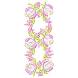 Flowers And Tree Embroidery Design 9 Flowers And Tree Embroidery Design 9